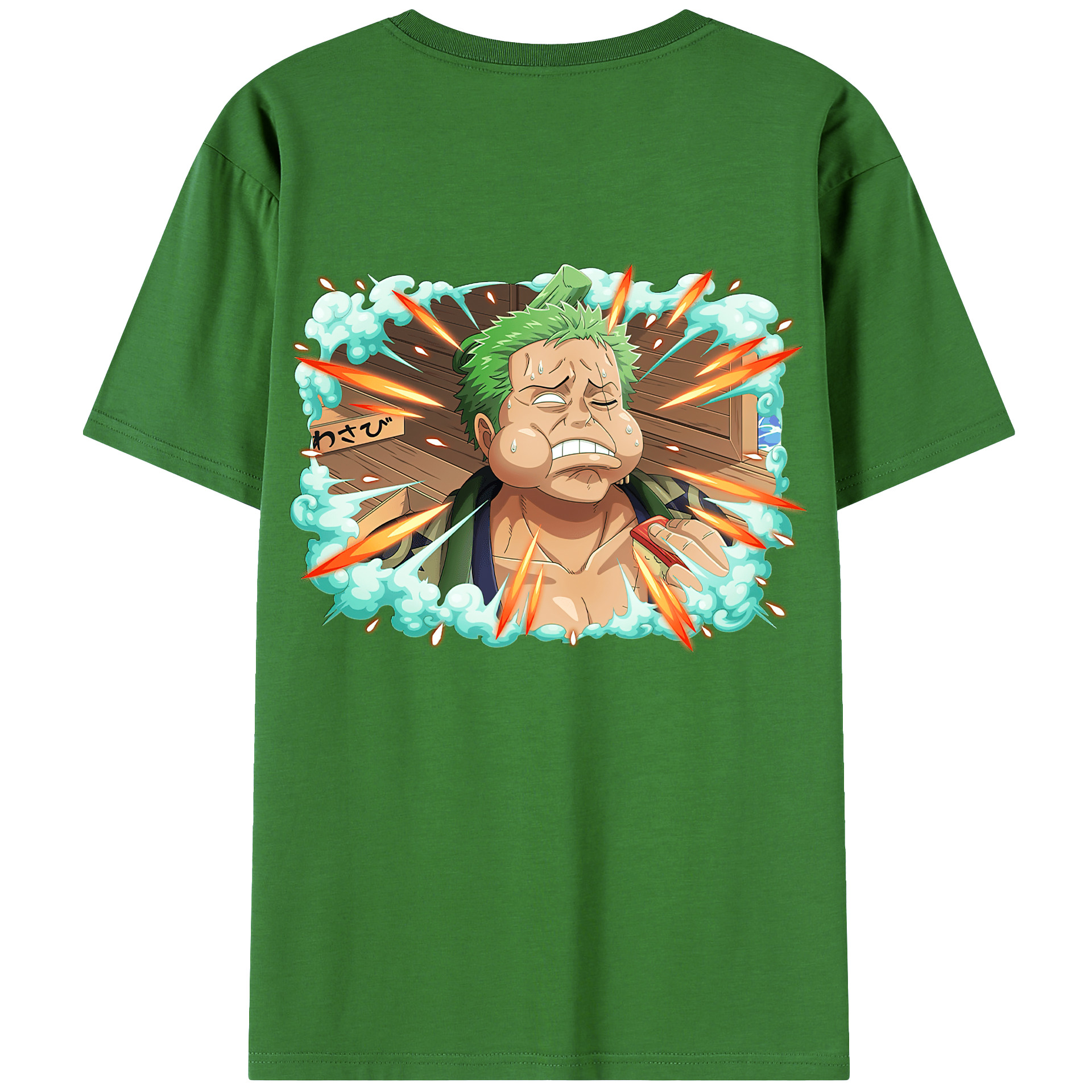 ワンピース ロロノア・ゾロ ONE PIECE Roronoa Zoro レディース半袖Tシャツ(バックプリント)